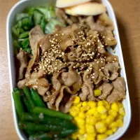 豚丼弁当😊|トトロ好きさん