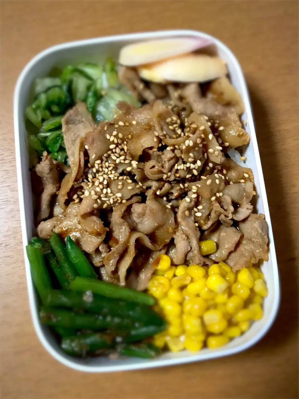 豚丼弁当😊|トトロ好きさん