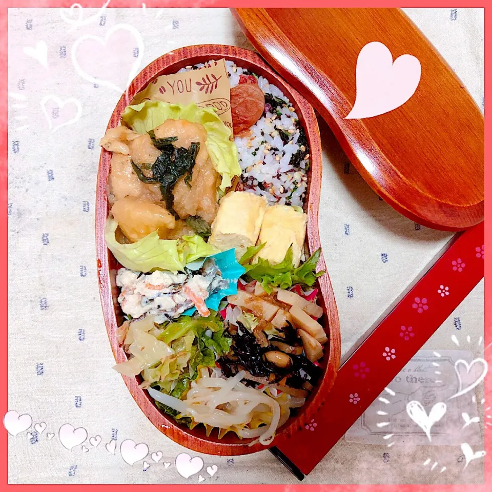 １０／１２ ｆｒｉ
鶏胸肉のみぞれ煮弁当🍴|rinaronarさん