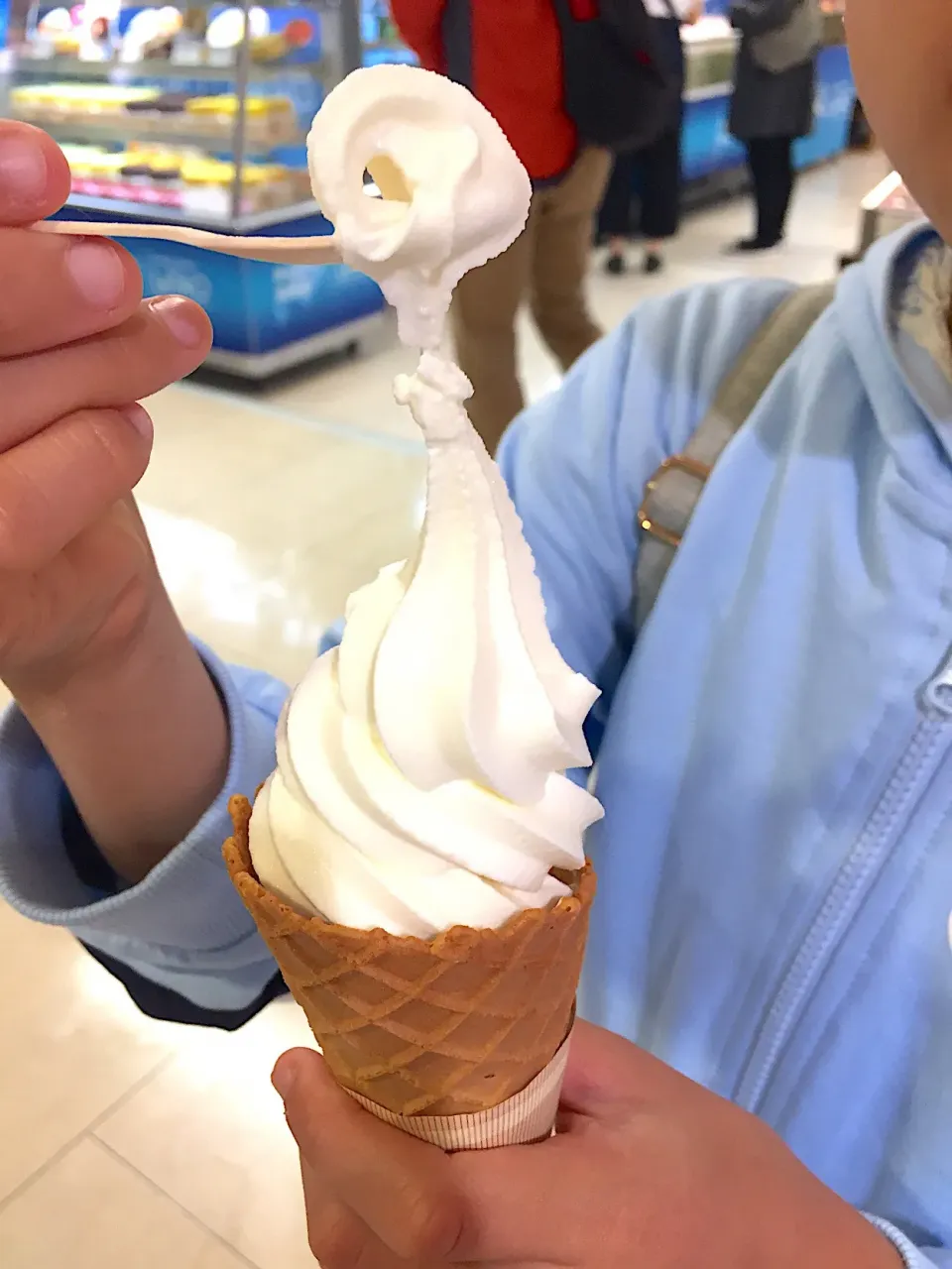 放牧牛乳ソフトクリーム@養老牛山本牧場（中標津町/北海道の物産と観光展・そごう大宮）|Kazuya Miyukiさん