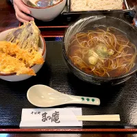 Snapdishの料理写真:エビ天丼セット|(´ｰ｀)さん