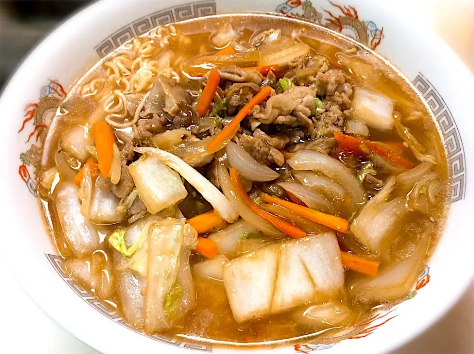 Snapdishの料理写真:餡掛け野菜ラーメン🍜😋|アライさんさん