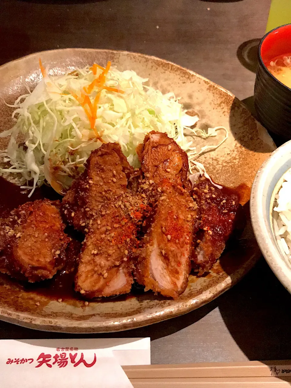 ヒレの味噌カツ定食|ふくぷくさん