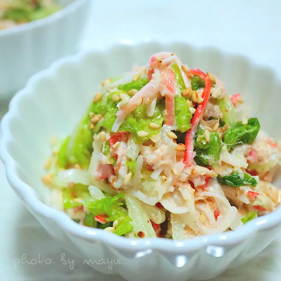 余った白菜で☆ツナと白菜の和風ゴママヨ | まじ姉さんのお料理|まゆさん