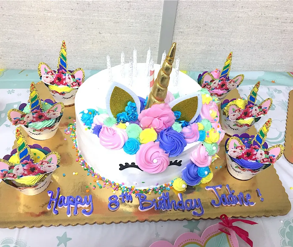 Unicorn Birthday Cake#🦄  #unicorncake|🌺IAnneさん