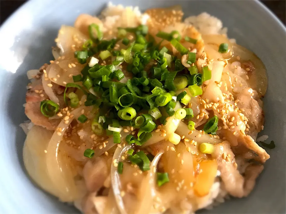 Snapdishの料理写真:塩豚丼♪|うっちゃんさん