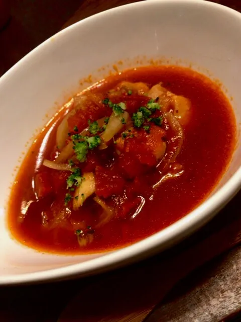 鶏肉のトマト煮込み|はらぺこあおむしさん