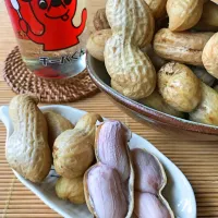 Snapdishの料理写真:塩茹で落花生🥜