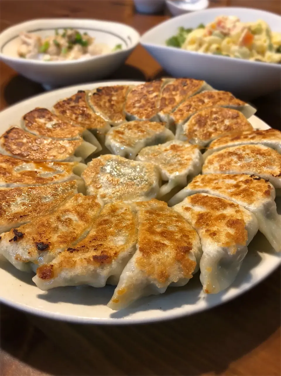 10/14の晩飯 焼餃子|yoneさん