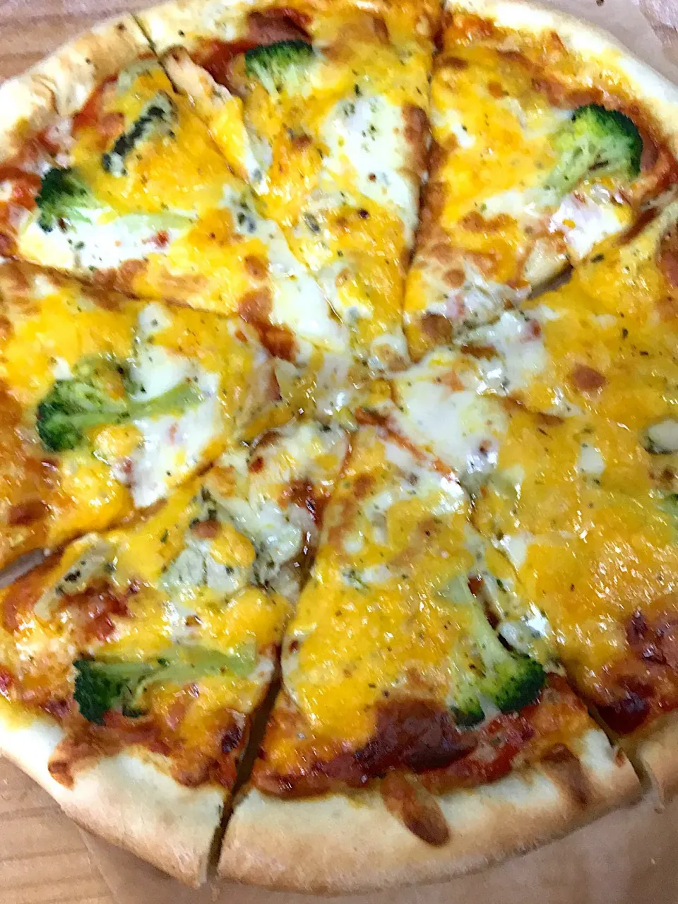 チキンのダブルチーズピザ🍕#ピザ#HALAL#ダブルチーズ#バジルチキン|mariamさん