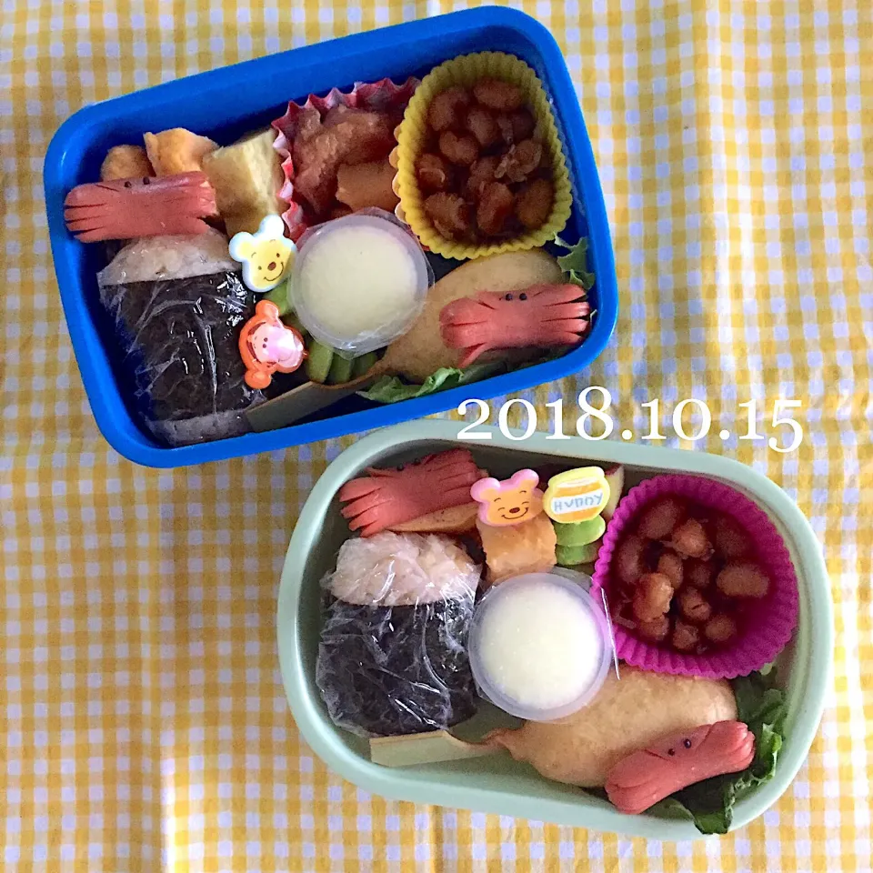 たぬきおにぎり弁当♡|カイサナママさん