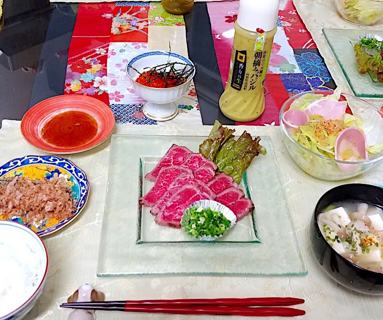 姪のお誕生日晩御飯  (自宅編)|プクママさん