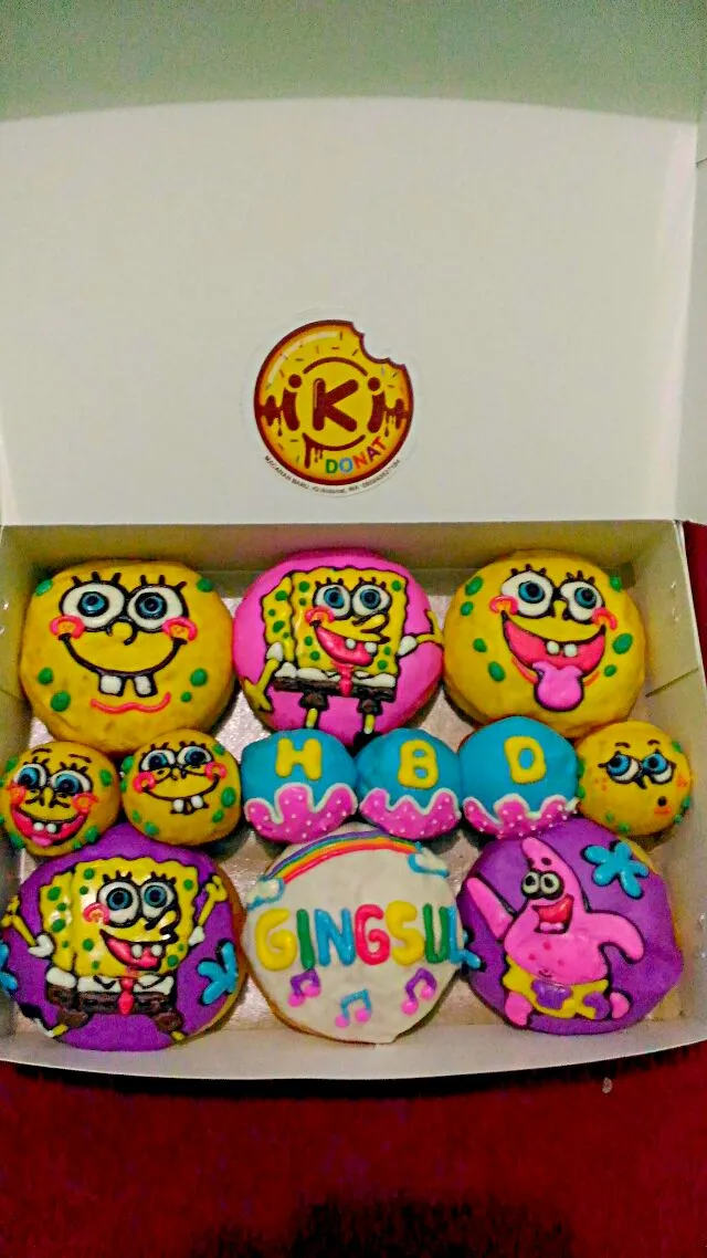 donat karakter #donut #donatklaten #donat #spongebob|wisangさん