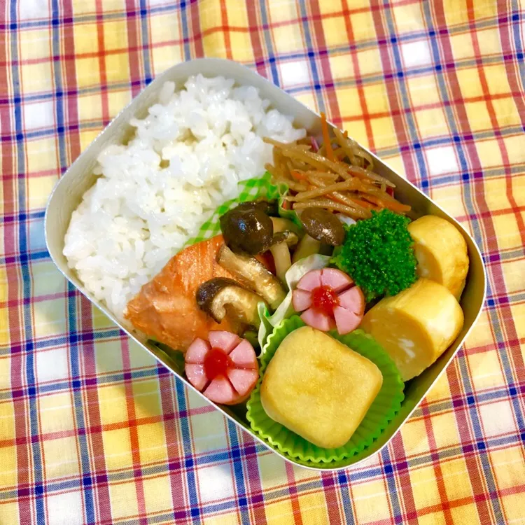 鮭とキノコのバター醤油ソテー弁当|sappyさん