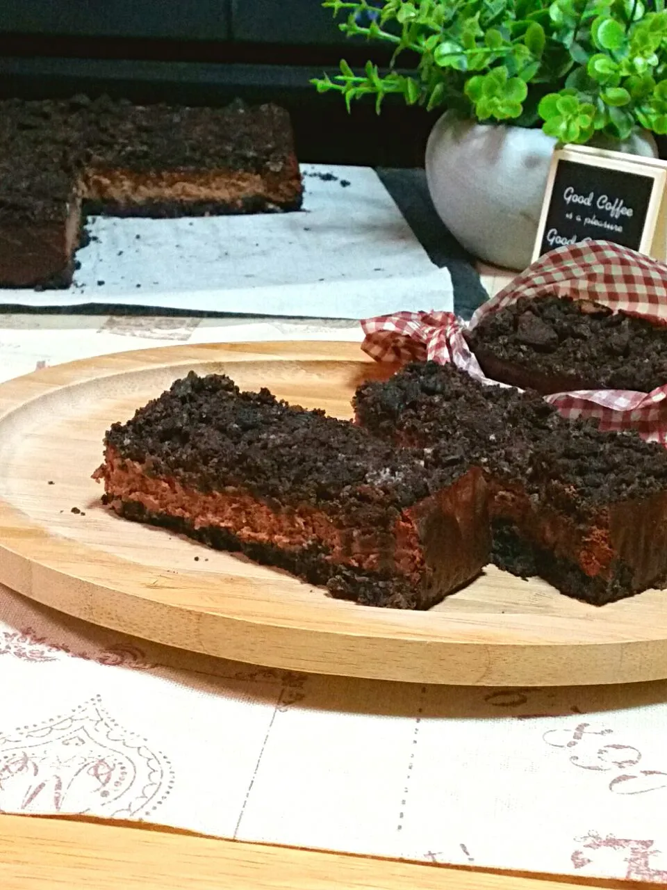 敬老の日“オレオチョコチーズケーキバー”|まーやんさん