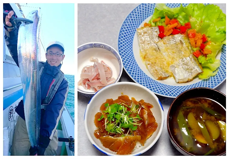 太刀魚が釣れたから 太刀魚づくしの晩ご飯|Orie Uekiさん