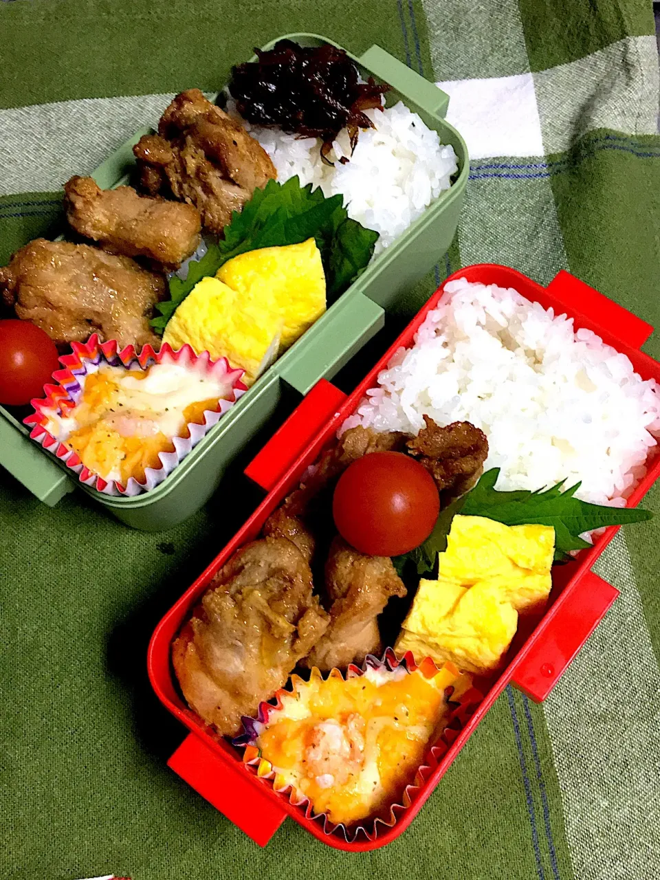 #bento世界グランプリ2018  #から揚げ弁当 

10.16 主人と息子のお弁当🍱|renharuruさん