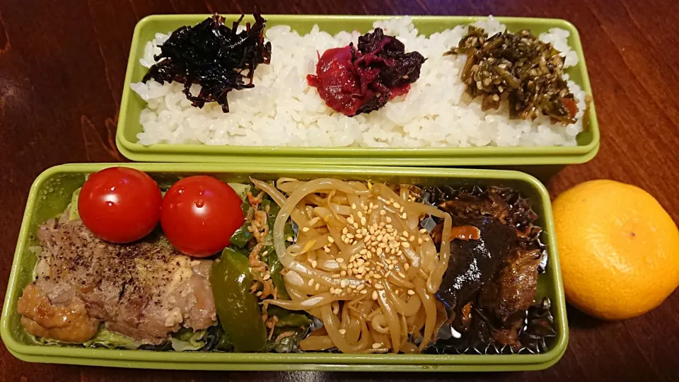 鶏照焼キャベツ胡椒煮弁当
 #今日のお弁当|りょーさん