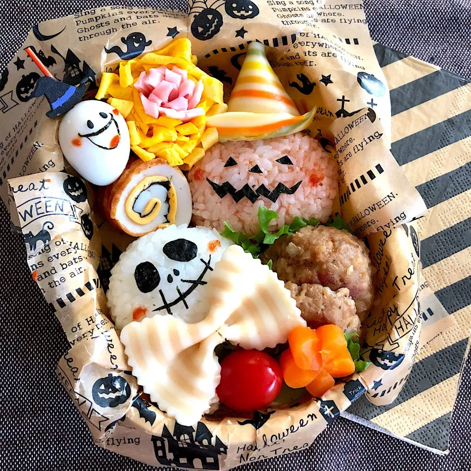 今日のおべんと★長男ハロウィン弁当🎃👻|emichococo625さん