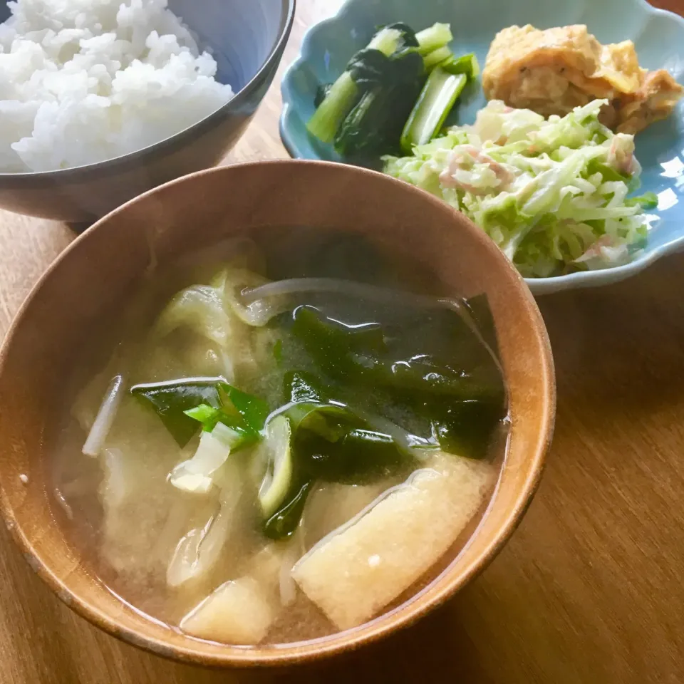 Snapdishの料理写真:20181016🍚旦那さんの朝ごはん🥣
 #あさごはん|akiyo22さん