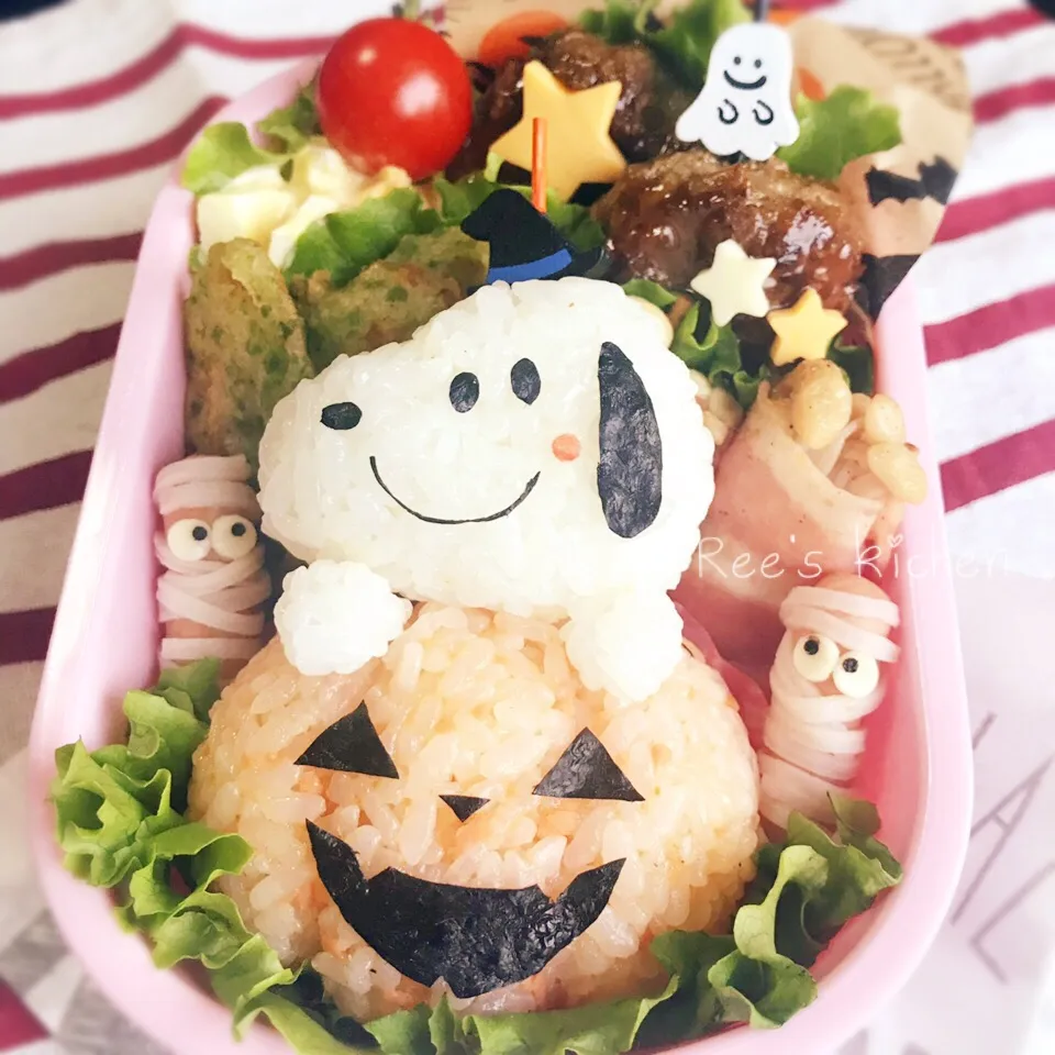 ハロウィンスヌーピー弁当|Reeさん