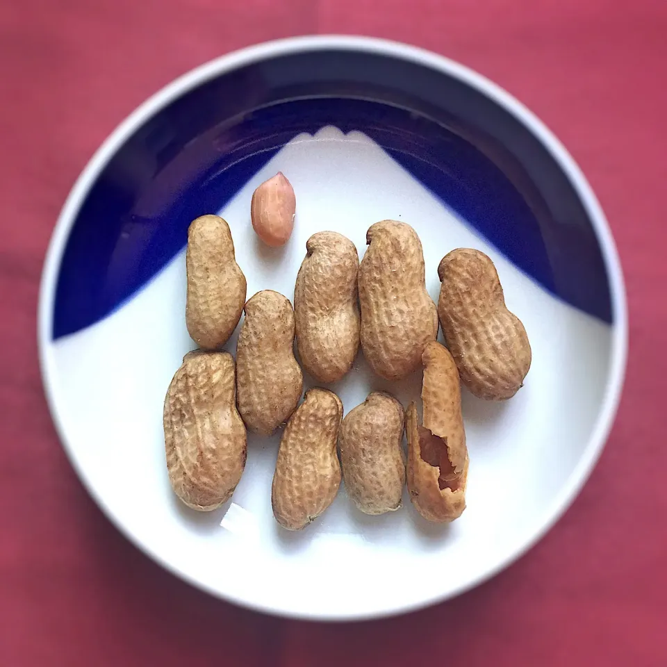 Snapdishの料理写真:アッチさんの料理 塩茹で落花生🥜|izoomさん