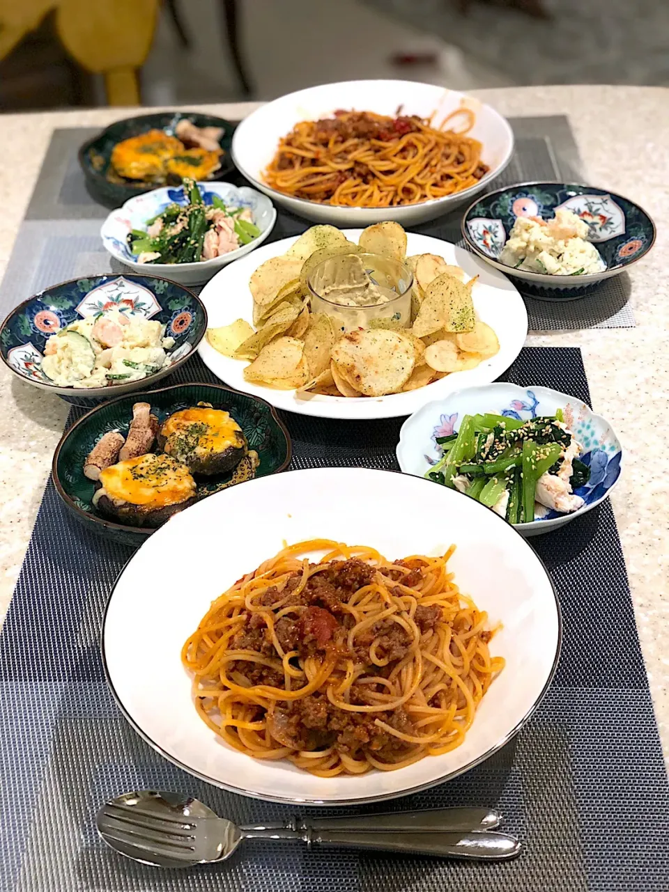 スパゲッティーボロネーゼ🍝定食|Mayumiさん