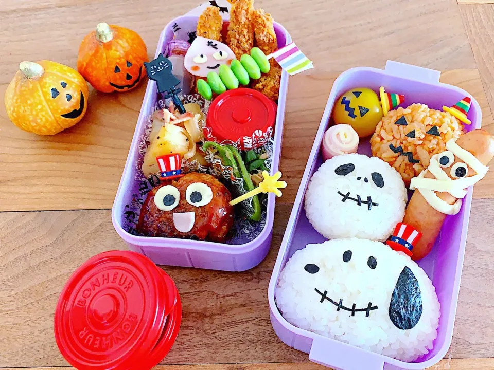 ハロウィン弁当💀👿🎃👻jcバージョン♥️|eriさん