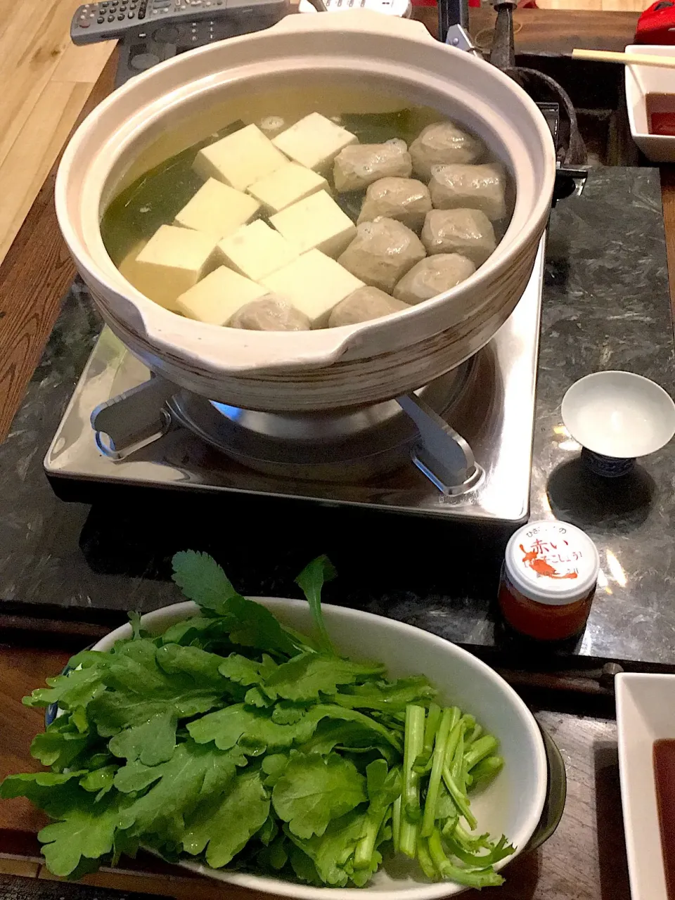 鰯のつみれ入り湯豆腐♪|かっぴーさん