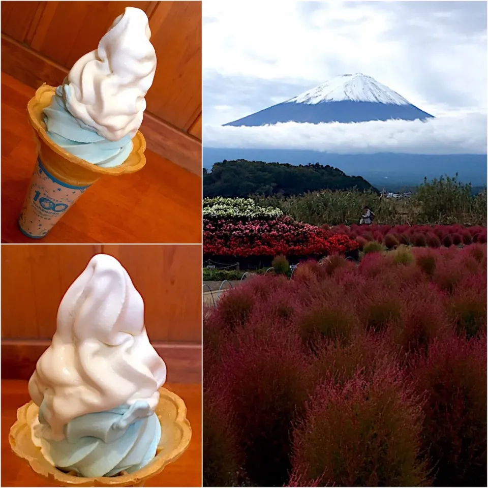 Snapdishの料理写真:🗻富士山ソフト🍦 2018.10.16|みなさん