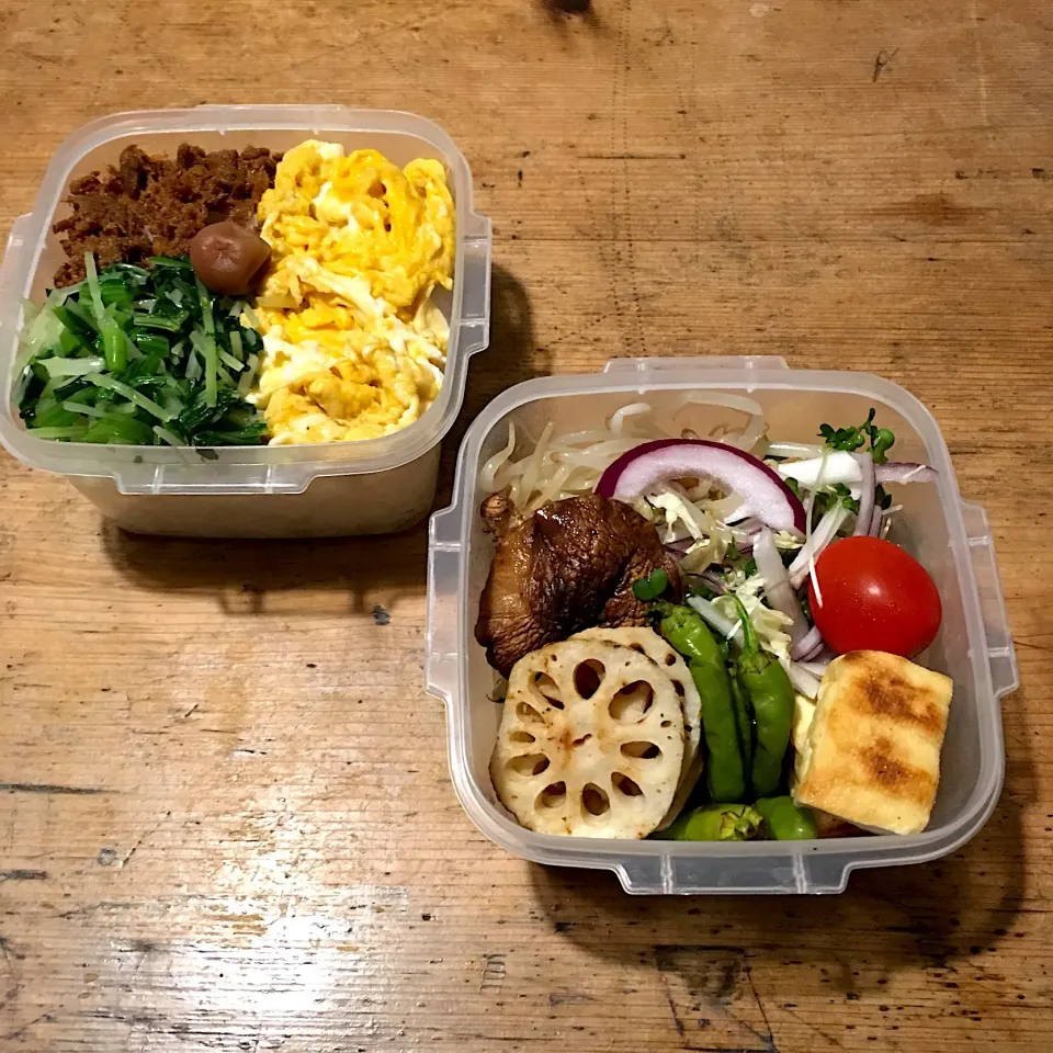 Snapdishの料理写真:今日のお弁当‼︎ 17 October
 #お弁当  #弁当  #obento  #lunchbox  #お弁当記録  #野菜たっぷり  #早朝出勤|Yoshinobu Nakagawaさん