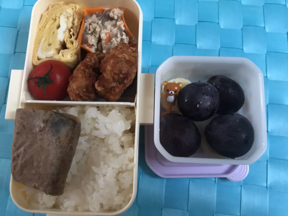 今日のお弁当 #🍱  #lunchbox  #obento  #中学生弁当  #お弁当  #秋のお弁当|かれんさん