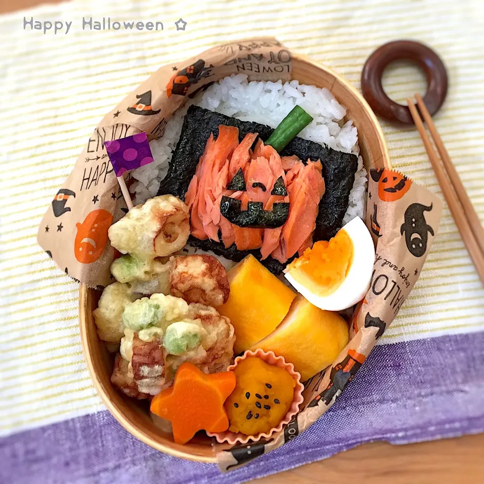 ハロウィン弁当☆鮭弁当|yokkoiroさん