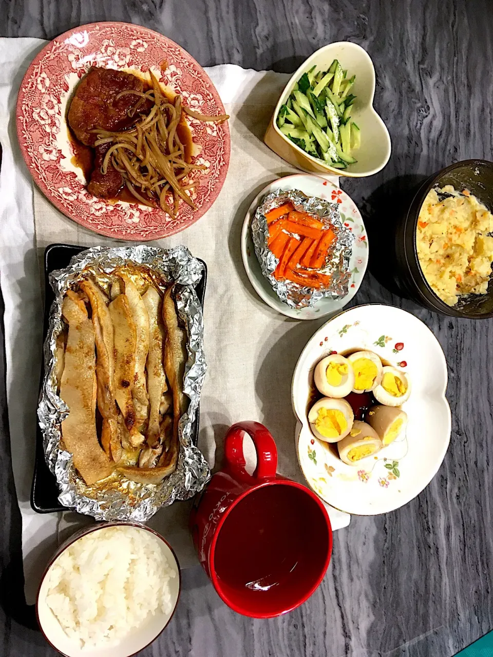 Snapdishの料理写真:秋鮭のエリンギホイル焼き|annaさん