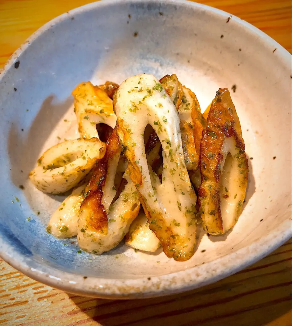 からあげビールさんの料理 節約70円＊止まらない美味しさ♪のり塩マヨちくわ💗作ってみました😃|かな。さん