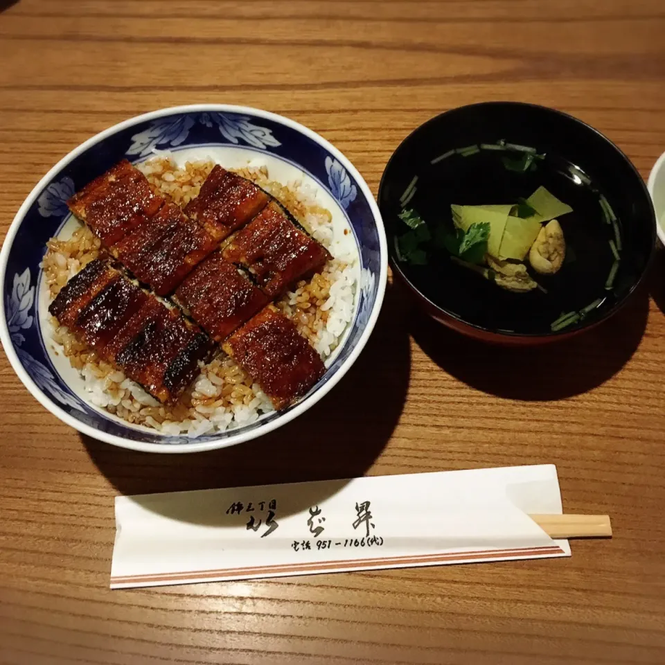 上うな丼・肝吸い|美也子さん