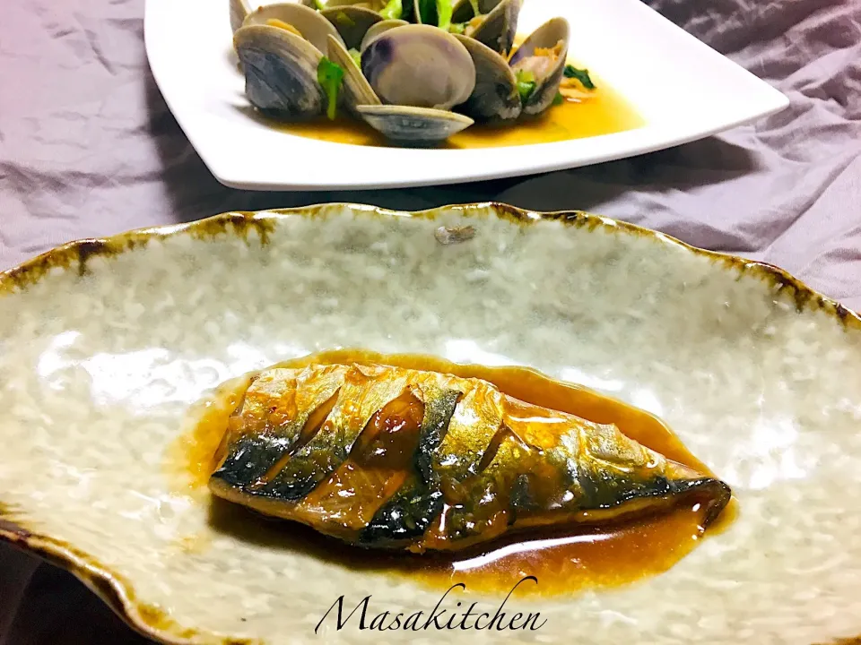 simmered mackerel with miso -|Masakiさん