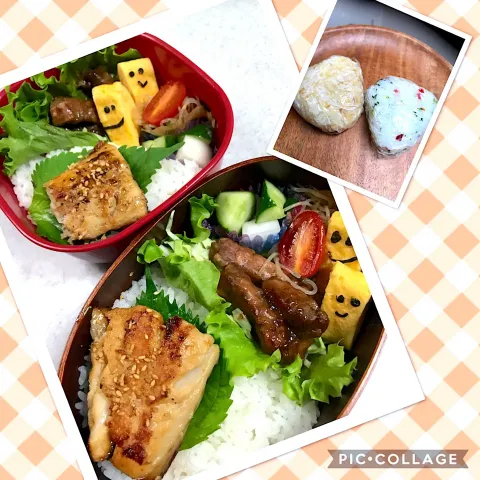 「特許のたまご「とくたま」」を使ってみたSnapdishの料理・レシピ写真:お弁当〜🍱
旦那＆社会人2年目の次女🍱と
長女の🍙