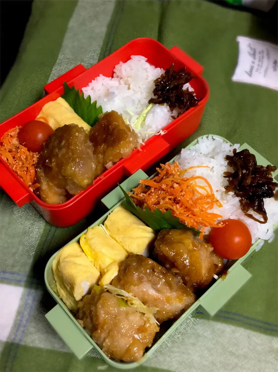 #ブレンドしょうゆグランプリ2018  #チキン南蛮  #お弁当 

10.18 主人とわたしのお弁当🍱
息子は調理実習で、棒々鶏と酸辣湯を作るらしいです。|renharuruさん