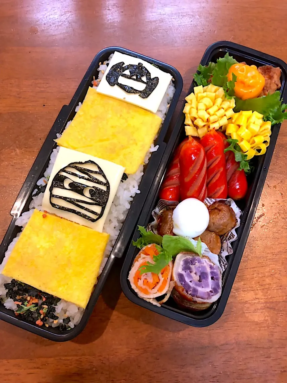 ハロウィン風  弁当|アパッチさん