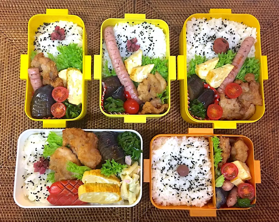 #中高生弁当  #父ちゃん弁当  #自分弁当 #唐揚げ🐓|よちこさん