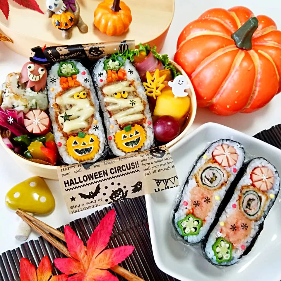 おにぎらず🎃👻ハロウィン弁当|ayano.adshさん