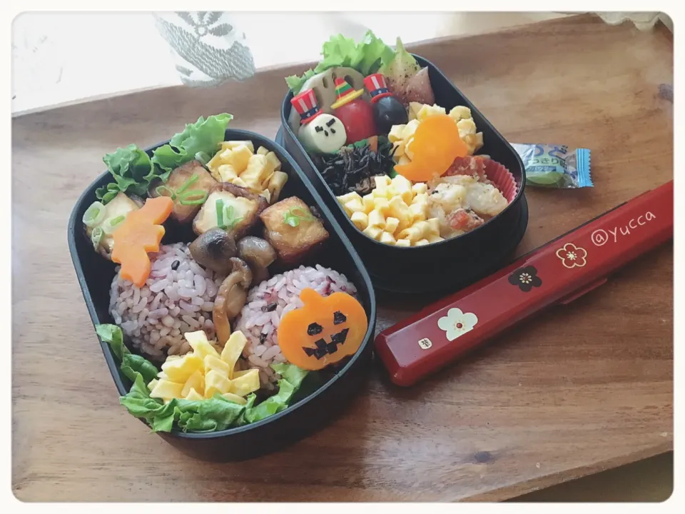 JK弁当💀👿🎃👻2018.10.18(Thu.)
#おにぎりアクション2018|yucca@さん