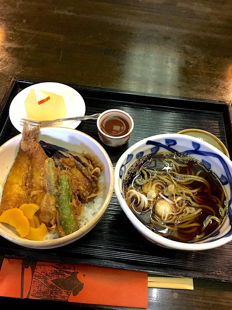 ミニ天丼セット@大木戸 藪蕎麦(四ッ谷三丁目)|yoooochanさん