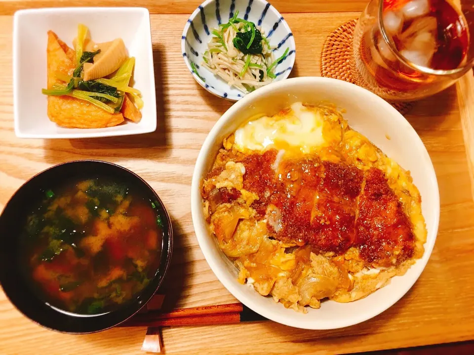 卵とろとろカツ丼|こなつさん