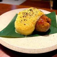 マグロのつくね 月見|アウェイーさん