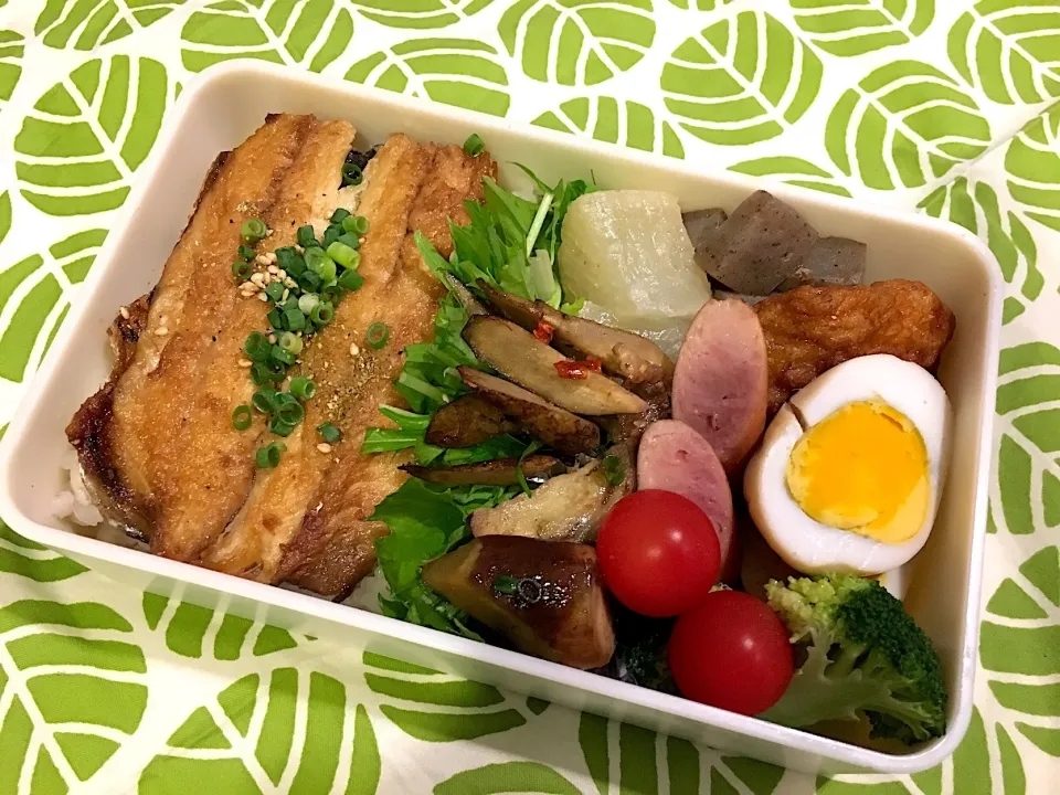 鰯の蒲焼きの旦那弁当。|Chiharuさん