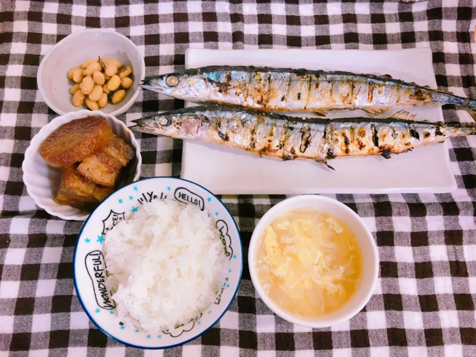 秋刀魚定食|Nana。さん