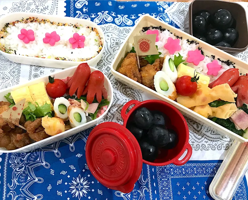 2018.10.19 今日の娘達弁当♡|mieさん