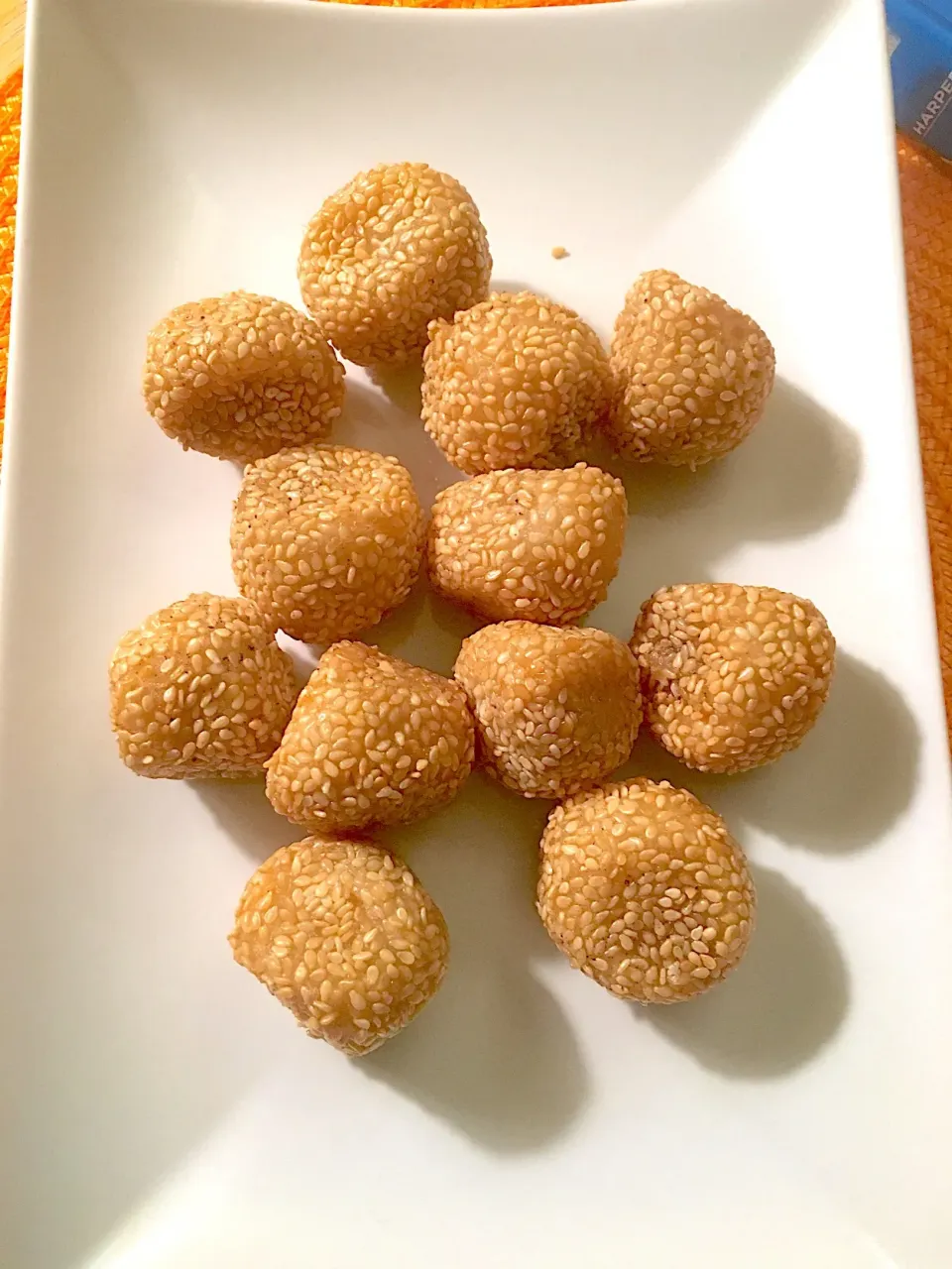 Sesame Balls with red bean paste inside #sesameballs  #buchi|🌺IAnneさん